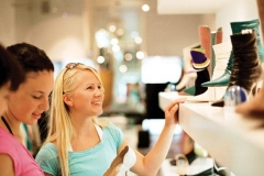 Shopping down Rundle St